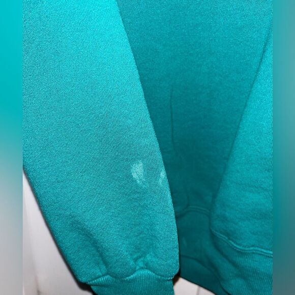 Russell Athletic Crewneck Sweatshirt Mens Large Green Pullover USA Vintage 90s - Picture 7 of 8